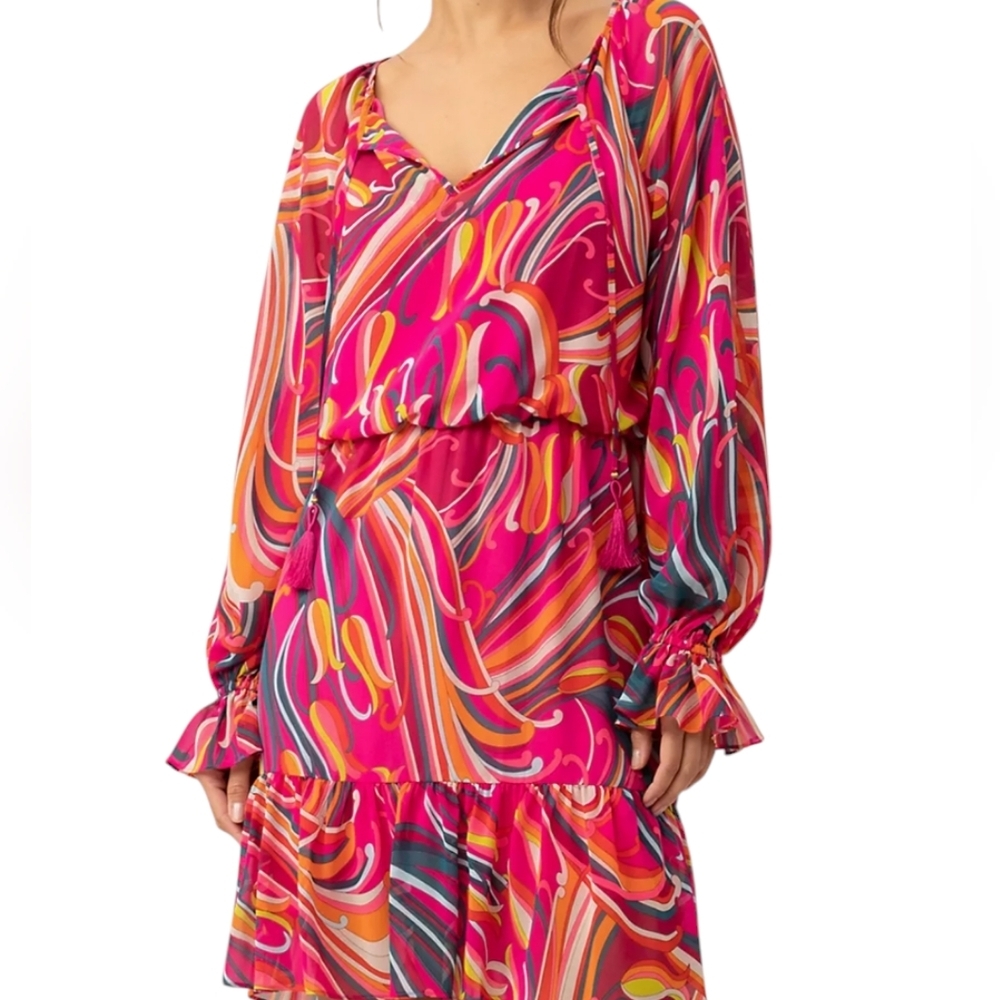 Trina Turk Viti Geometric Minidress ...Size Small